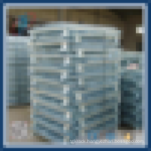 Foldable Galvanized Steel Wire Basket Pallet